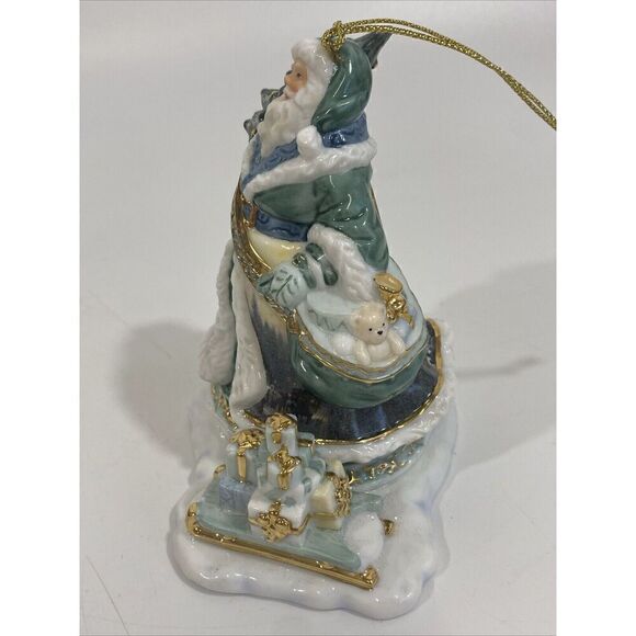 Bradford Thomas Kinkade Spirit Of The Holidays Bone China Christmas Ornament - Picture 7 of 8